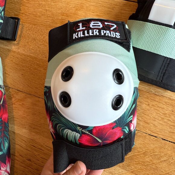 187 Killer Pads Six Pack Pad Set in Hibiscus Size L/XL - Picture 5 of 10
